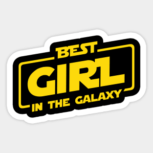 Best Girl In The Galaxy Sticker